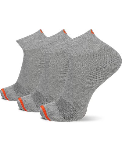 Merrell Cushioned Cotton Ankle Sock 3 Pair Pack - Gray