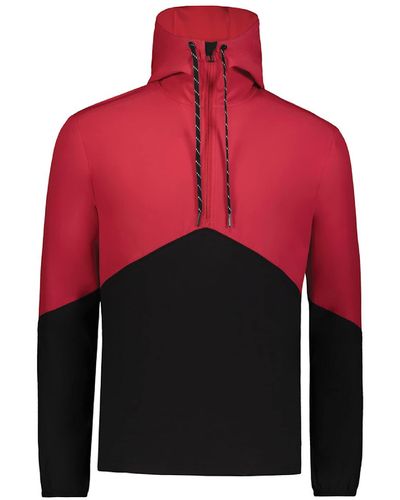Russell Legend Hooded Pullover Jacket - Red
