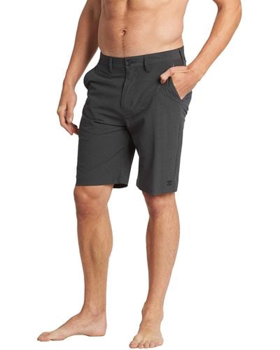 Billabong Classic 21" Quick Dry Four-way Stretch Hybrid Short For Land Or Water - Grey