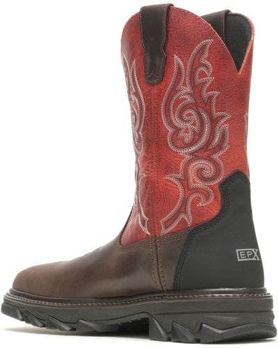 Wolverine Rancher Epx Waterproof Carbonmax Wellington Western Boot - Red