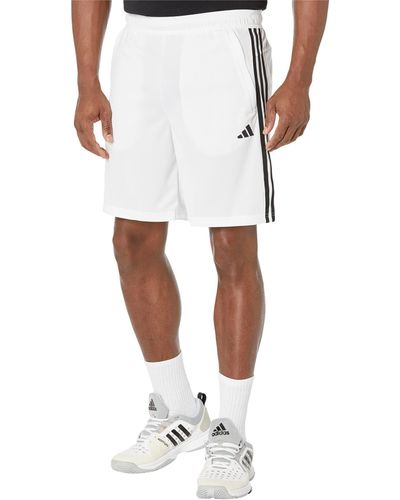 adidas Big Tall Training Essentials Pique 3-stripes Training Shorts - White