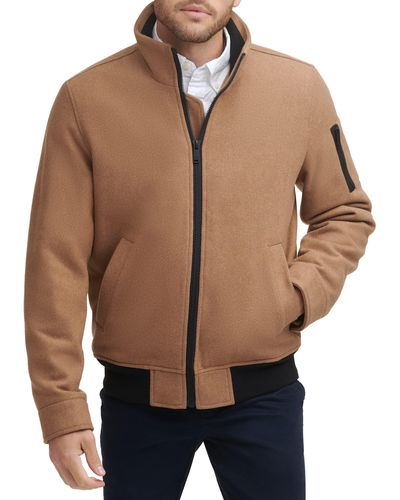 Dockers Ron Wool Blend Bomber - Multicolor
