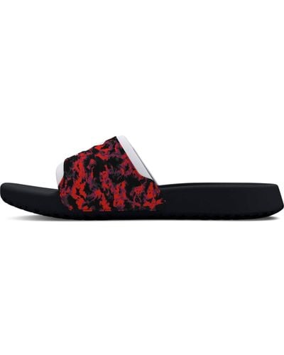 Under Armour Sandales Ignite Select Slide pour homme, - Rouge