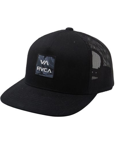 RVCA Adjustable Snapback Hat - Black