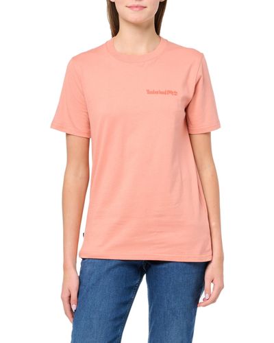 Timberland Cotton Core Short-sleeve T-shirt - Pink