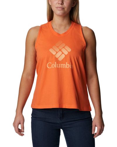 Columbia North Cascades Tank T-shirt - Orange