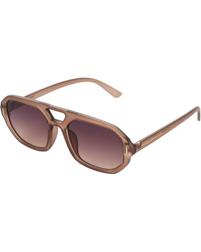 French Connection Elisabeth Aviator Sunglasses - Brown