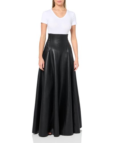 Norma Kamali Long Grace Skirt - Black