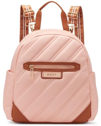 DKNY Backpack Softside Carryon Luggage - Pink