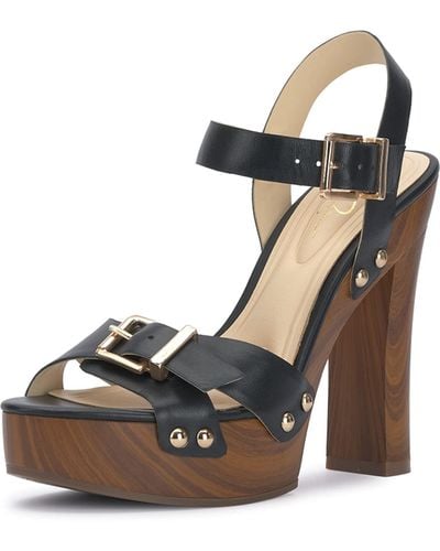 Jessica Simpson Therisa Platform Sandal Wedge - Black