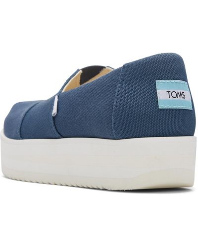 TOMS Alpargata Midform Loafer Flat - Blue