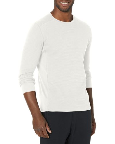Vince S H Thermal L/s Crew - White