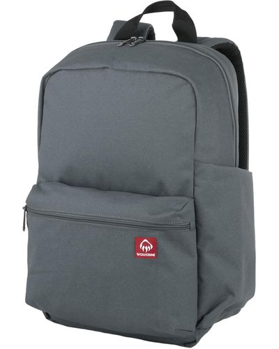 Wolverine 24l Classic Backpack-large Capacity And 15" Laptop Sleeve - Gray