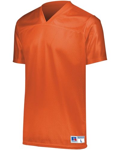 Russell Ladies Solid Flag Football Jersey - Orange