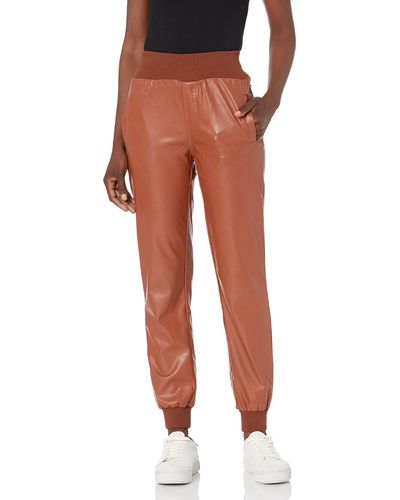 Kendall + Kylie Kendall + Kylie Vegan Leather Jogger - Multicolor