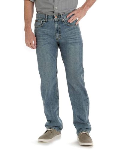 Lee Jeans Premium Select Regular Fit Straight Leg Jeans - Blau