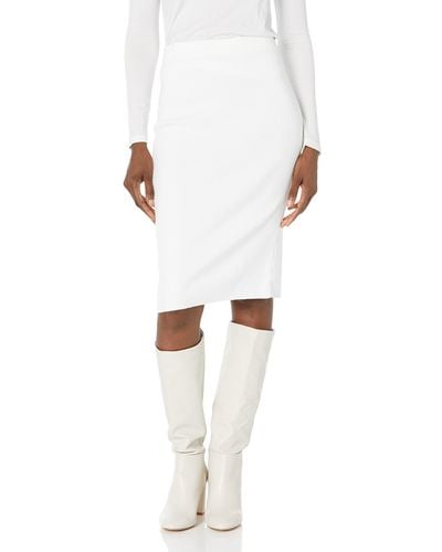 Tommy Hilfiger Adaptive Ribbed Bodycon Skirt - White