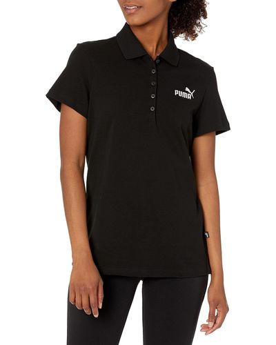 PUMA Essentials Polo T-shirt - Black