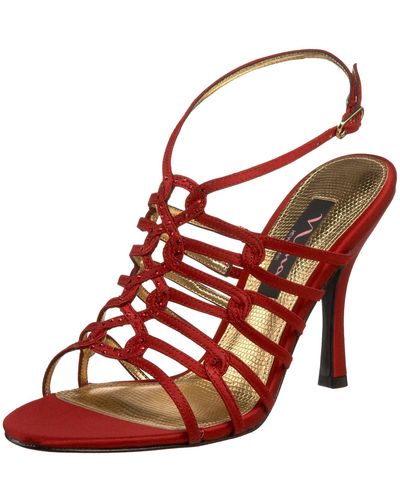 Nina Cerelia Ankle-strap Sandal,red Rouge,5 M Us