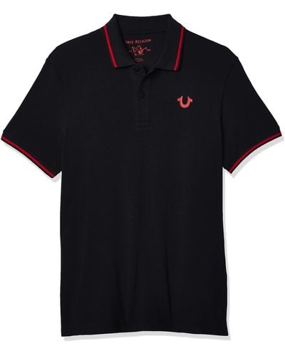 True Religion Crafted With Pride Polo - Black