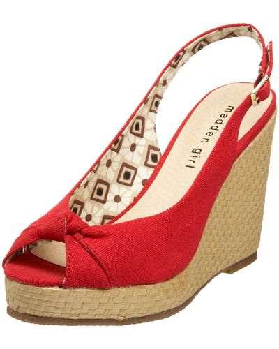 madden girl red heels