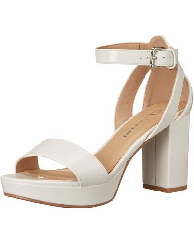 Chinese Laundry Cl By Go On Patent Heeled Sandal - Natural
