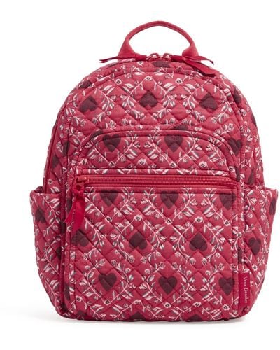 Vera Bradley Cotton Small Backpack - Red