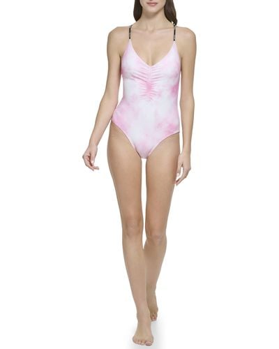 Calvin Klein Underwear tonal-logo one-piece swimsuit price in Doha Qatar