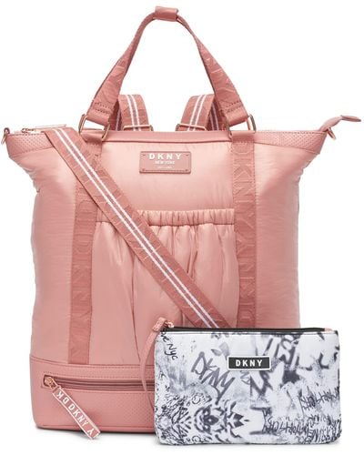 DKNY Casual Lightweight Shopper Tote - Pink