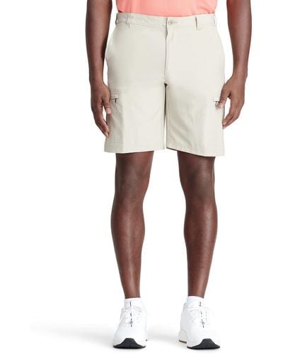 Izod Golf Swing Flex Stretch Cargo Short - Natural