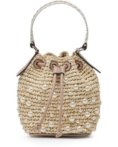 Dolce Vita Lolly Small Pearl Bucket - Natural