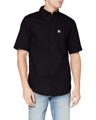 Carhartt Rugged Professional Short Sleeve Work Shirt - Black