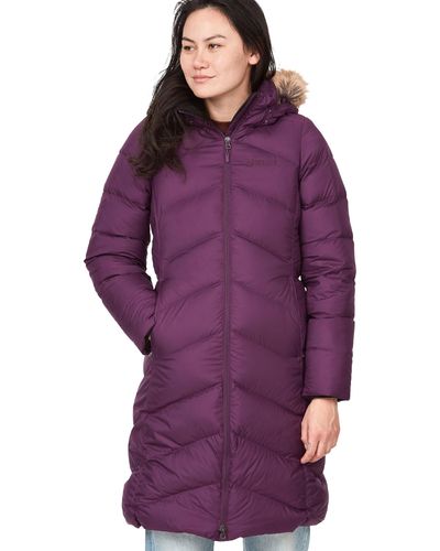 Marmot Montreaux Coat Parka For And Winter - Purple