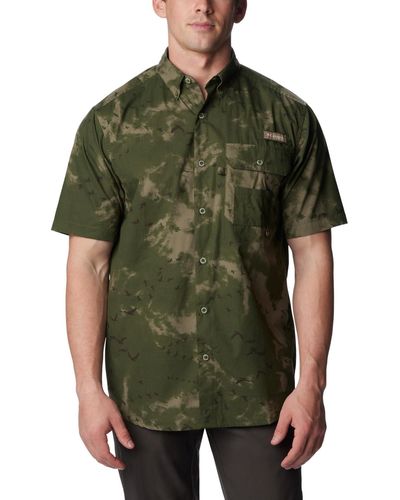Columbia Super Sharptail Short Sleeve Shirt - Green