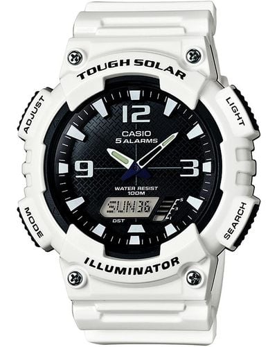 G-Shock Aq-s810wc-7avcf Analog-digital Display Quartz White Watch