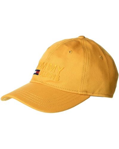 Tommy Hilfiger Mini Flag Baseball Cap - Yellow