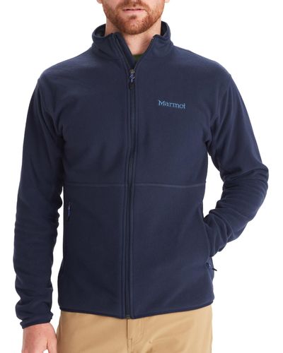Marmot Rocklin Full Zip Fleece Jacket - Blue