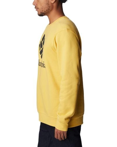 Columbia Trek Crew Sweater - Yellow