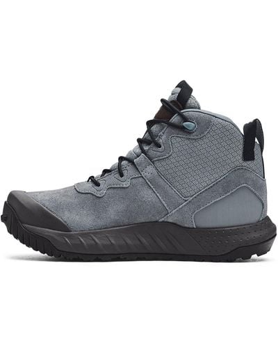 Under Armour Micro G Valsetz Mid Waterproof Leather Boots, - Black