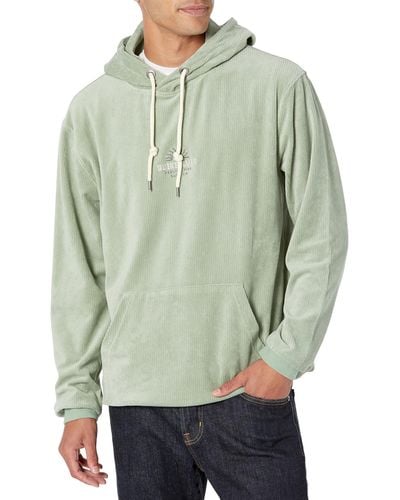 Quiksilver Cord Hoodie Pullover Sweatshirt Hooded - Green