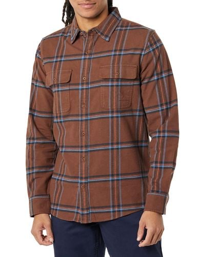 Goodthreads Slim-fit Long-sleeve Stretch Flannel Shirt_dnu - Brown