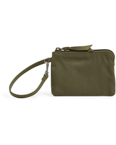 Vera Bradley Clip & Zip Mini Pouch Wallet - Green