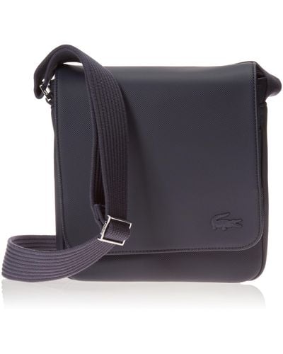 Lacoste Classic Flap Crossover Bag - Blue