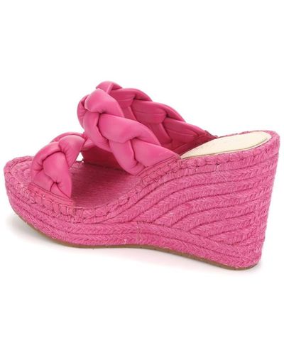 Kenneth Cole New York Olivia Braid Wedge Sandal - Pink