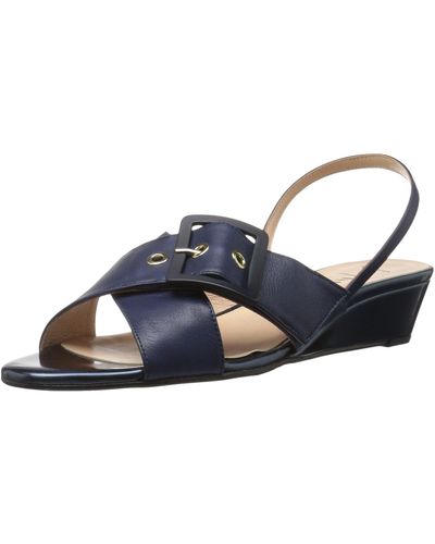 French Sole Wired Wedge Sandal - Black