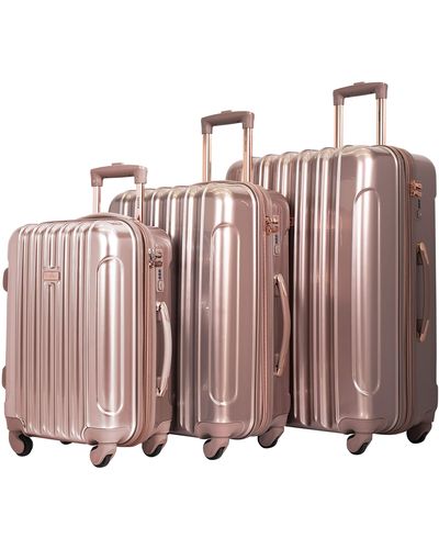 Kensie Alma Hardside Spinner Luggage - Pink