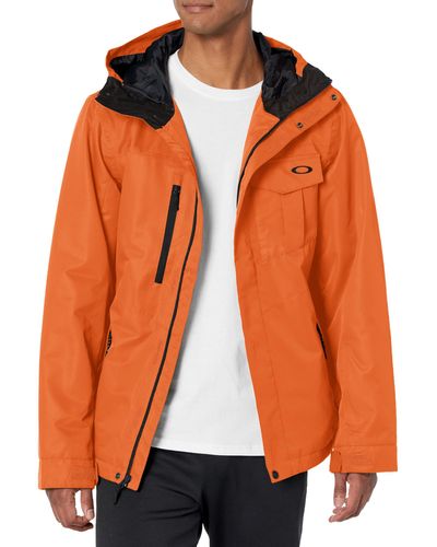 Oakley Core Divisional Recycled Insulated Jacket - Orange