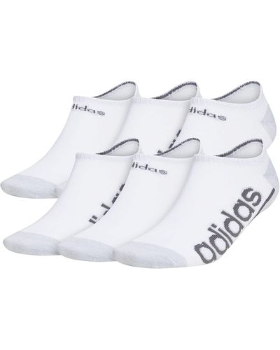 adidas Superlite Linear 3.0 No Show Socks - White