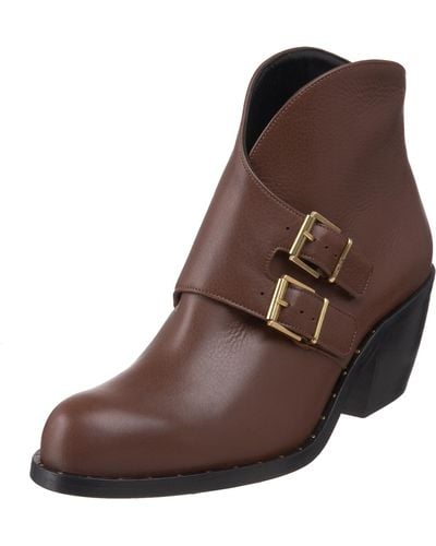 Robert Clergerie Alby Ankle Boot,rust Meldy,8.5 M Us - Brown