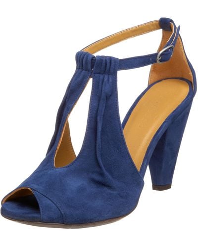 Coclico Odalisk Sandal,sapphire Suede,41 Eu - Blue